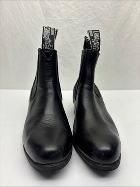 Espuela  Black Leather Chukka Boots, SZ 4 big girl
